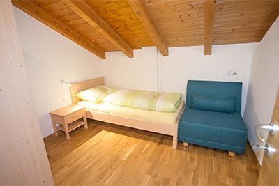 Camera con letto a castello Appartamento Naturno - Maso Ausergrubhof